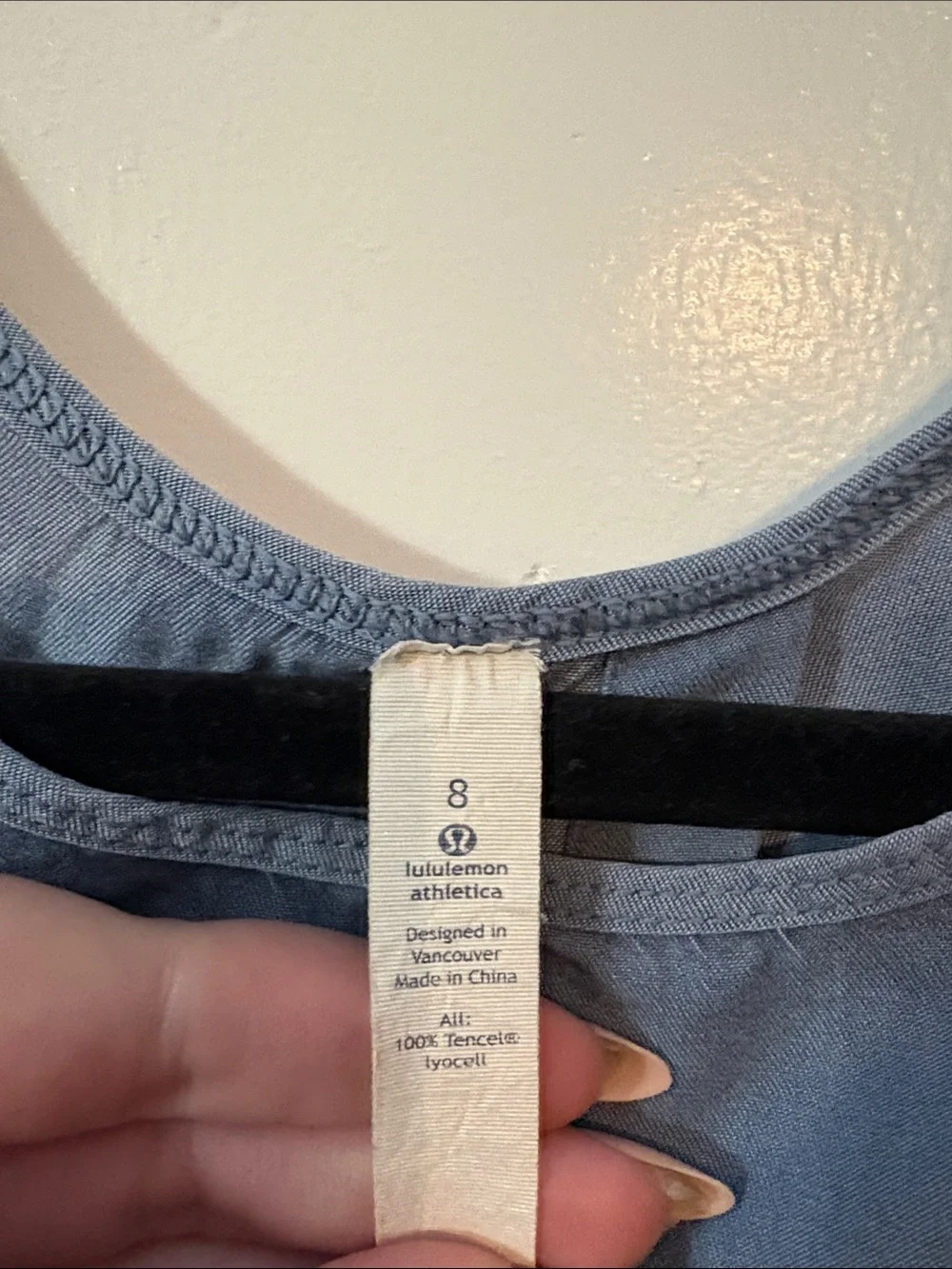 lululemon athletica Dusty Blue Relaxed Tank